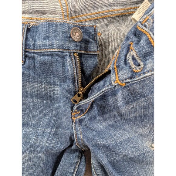 Abercombie Fitch Jeans Womens Size 4 Distressed Whiskers Stretch Ankel - Picture 13 of 15